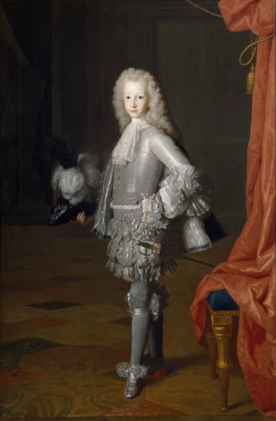 Louis I as Prince of Asturias, 1717. Artist: Houasse, Michel-Ange (1680-1730)