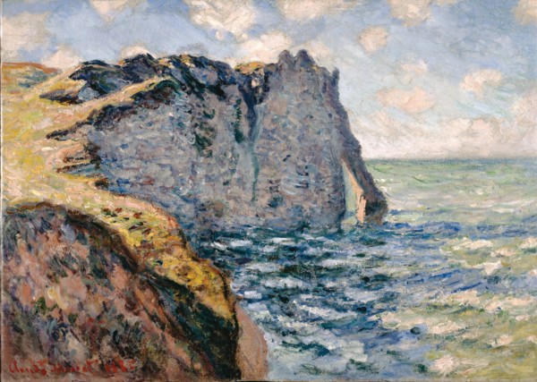 The Cliff of Aval, Etrétat, 1885. Artist: Monet, Claude (1840-1926)