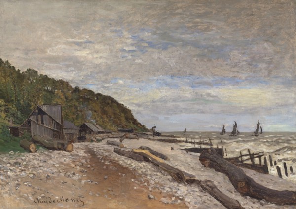 Le Chantier de petits navires, près de Honfleur, 1864. Artist: Monet, Claude (1840-1926)