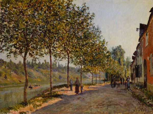 June Morning in Saint-Mammès, 1884. Artist: Sisley, Alfred (1839-1899)