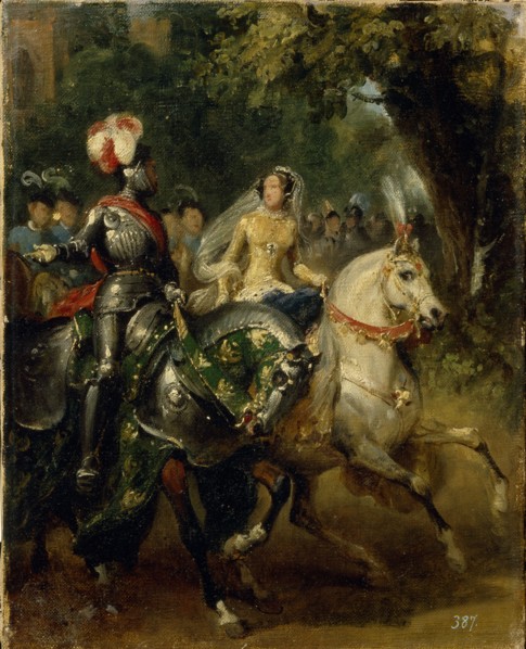 Cavalcade, ca 1842. Artist: Vernet, Horace (1789-1863)