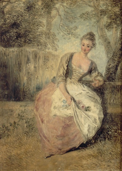 L?Amante inquiète, 1716-1720. Artist: Watteau, Jean Antoine (1684-1721)
