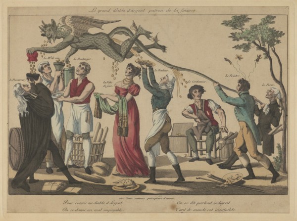 Le grand Diable d'argent, patron de la finance, Early 19th cen.. Artist: Anonymous