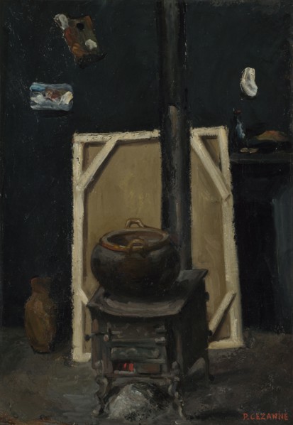 The Stove in the Studio, ca 1865. Artist: Cézanne, Paul (1839-1906)