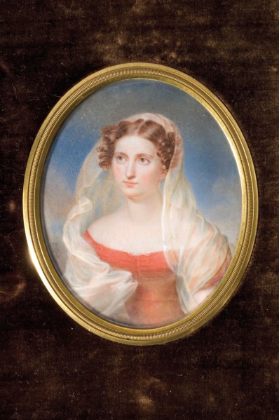 Portrait of Countess Dolly de Ficquelmont (1804-1863). Artist: Comte de Girardin, Alexandre François Louis (1777-1848)