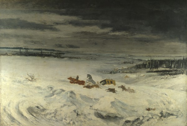 The Diligence in the Snow, 1860. Artist: Courbet, Gustave (1819-1877)