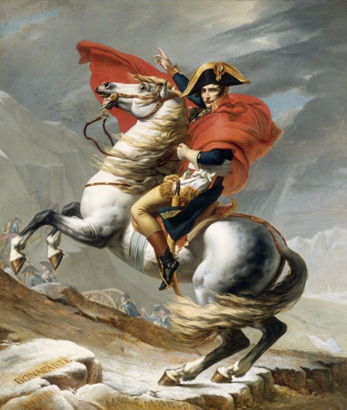 Bonaparte Crossing the Grand Saint-Bernard Pass, 20 May 1800, 1800. Artist: David, Jacques Louis (1748-1825)