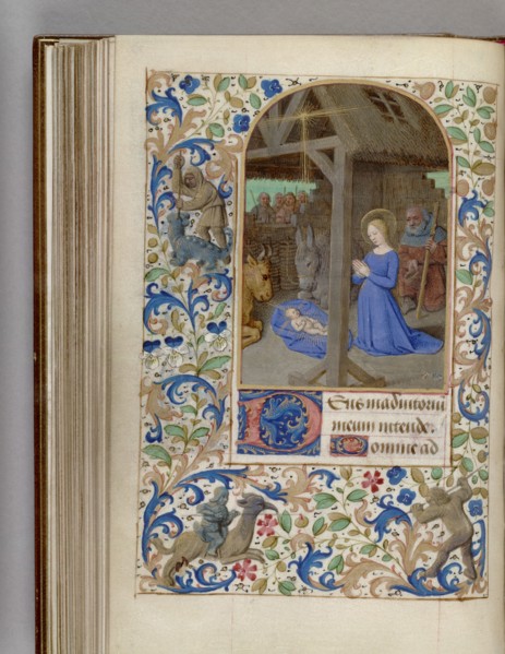 Nativity (Book of Hours), 1450-1499. Artist: Fouquet, Jean (workshop)