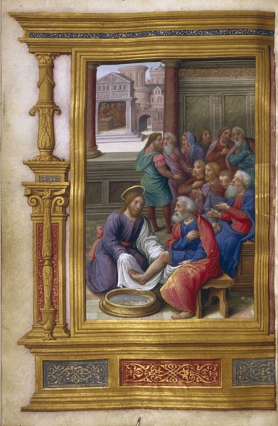 Christ Washing the Feet of the Apostles, 1500-1550. Artist: Master of Claude de France (active 1500-1550)
