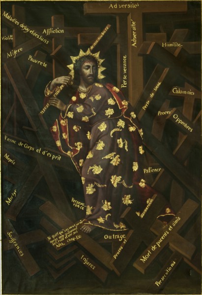 El Cristo de las Cruces, Early 18th cen.. Artist: Moyen, Francisco (1720-1761)