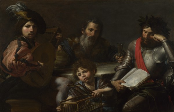 The Four Ages of Man, c. 1629. Artist: Valentin de Boullogne (1591-1632)