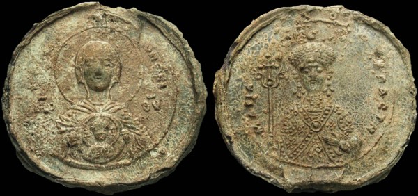 Seal of Empress Maria of Alania, 1070. Artist: Numismatic, Ancient Coins