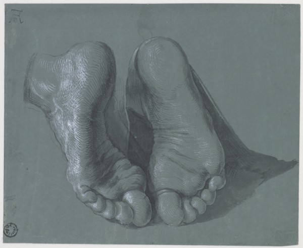 Study of Two Feet, c.1508. Artist: Dürer, Albrecht (1471-1528)