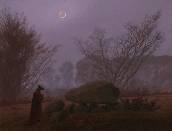 A Walk at Dusk, 1830-1835. Artist: Friedrich, Caspar David (1774-1840)