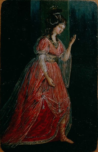 Costume design for the Serf Theatre of Sheremetev, 1785. Artist: Kuerzinger (Kirzinger), Marianna (1770-1809)