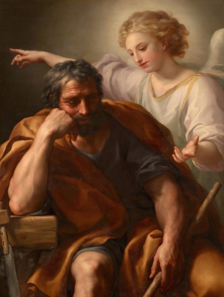 The Dream of St. Joseph, 1774. Artist: Mengs, Anton Raphael (1728-1779)