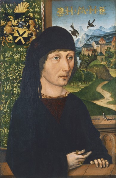 Portrait of Levinus Memminger, ca 1485. Artist: Wolgemut, Michael (1434-1519)