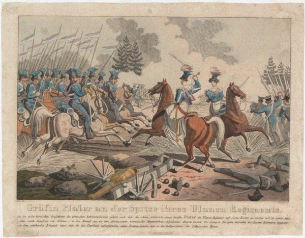 Emilia Plater in November uprising 1831. Artist: Wunder, Georg Benedikt (1786-1858)