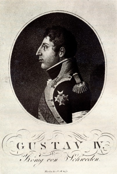 Portrait of Gustav IV Adolf of Sweden, Early 19th cen.. Artist: Anonymous