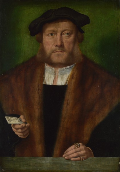 Portrait of a man, ca 1533-1534. Artist: Bruyn, Bartholomaeus (Barthel), the Elder (1493-1555)
