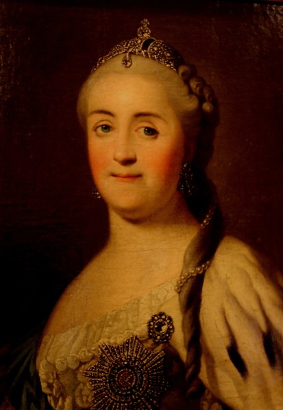 Portrait of Empress Catherine II (1729-1796), 1770s. Artist: Buchholz, Heinrich (1735-1780)