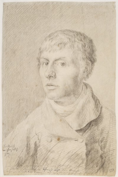 Self-Portrait, 1800. Artist: Friedrich, Caspar David (1774-1840)