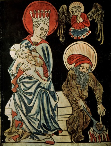 Rest on the Flight into Egypt, c.1410. Artist: German master