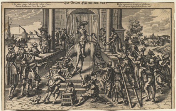 Brother Donkey with Money, Early 17th cen.. Artist: German master