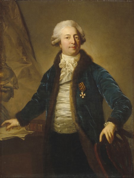 Portrait of Adrian Ivanovich Divov (1749-1814), 1790s. Artist: Graff, Anton (1736-1813)