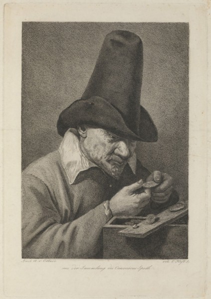 Peasant with Coins, Second Half of the 18th cen.. Artist: Hess, Carl Ernst Christoph (1755-1828)
