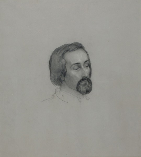 Portrait of the poet Heinrich Heine (1797-1856), 1851. Artist: Kietz, Ernst Benedikt (1815-1892)