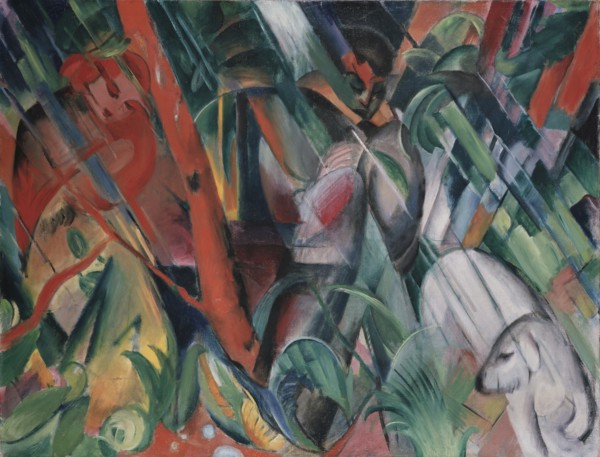 In the Rain, 1912. Artist: Marc, Franz (1880-1916)