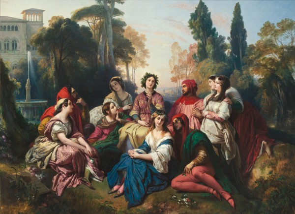 The Decameron, 1837. Artist: Winterhalter, Franz Xavier (1805-1873)