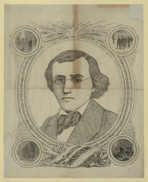 Portrait of the revolutionary democrat Nikolay Chernyshevsky (1828-1889), 1890s. Artist: Anonymous
