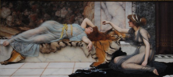 Mischief and Repose, 1895. Artist: Godward, John William (1861?1922)