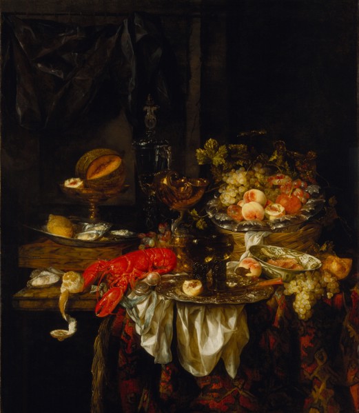 Banquet Still Life, 1667. Artist: Beijeren, Abraham Hendricksz, van (1620/21-1690)