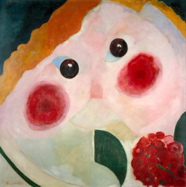 Girl with Ranunculus, 1914. Artist: Doesburg, Theo van (1883-1931)