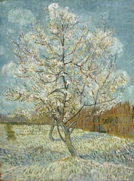 The Pink Peach Tree, 1888. Artist: Gogh, Vincent, van (1853-1890)