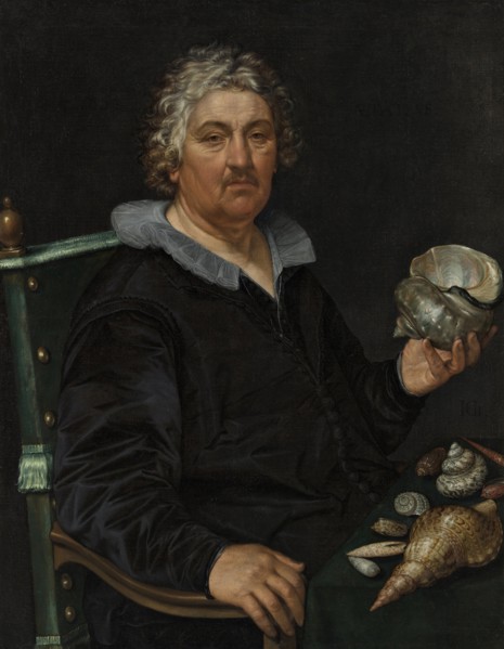 Portrait of the Haarlem Shell Collector Jan Govertsen van der Aer, 1603. Artist: Goltzius, Hendrick (1558-1617)