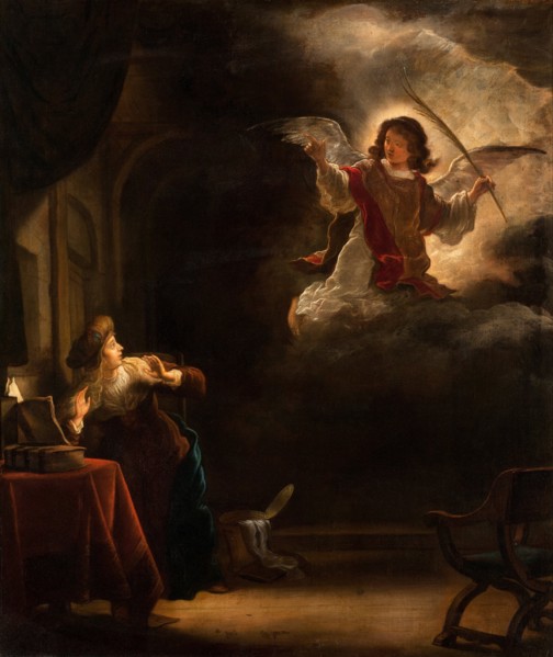 The Annunciation, 1655. Artist: Koninck, Salomon (1609-1656)