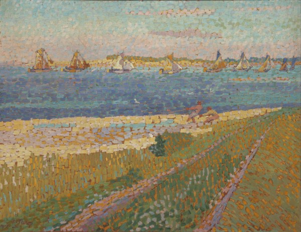 The Schelde near Veere, 1907. Artist: Toorop, Jan (1858-1928)