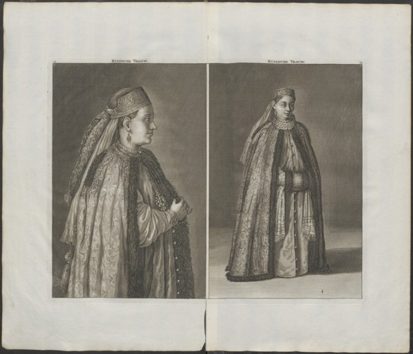 Russian woman (From: Reizen over Moskovië), 1711. Artist: Bruijn, Cornelis de (1652-1727)