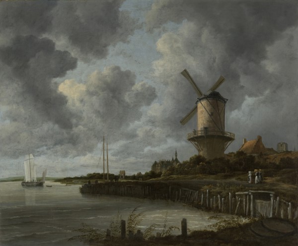 The mill at Wijk bij Duurstede, c. 1670. Artist: Ruisdael, Jacob Isaacksz, van (1628/29-1682)