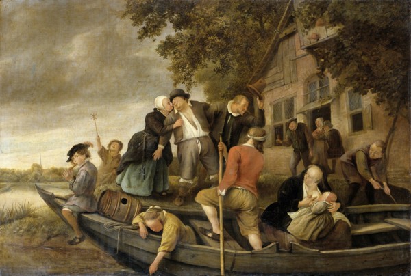 The Merry Homecoming, 1679. Artist: Steen, Jan Havicksz (1626-1679)