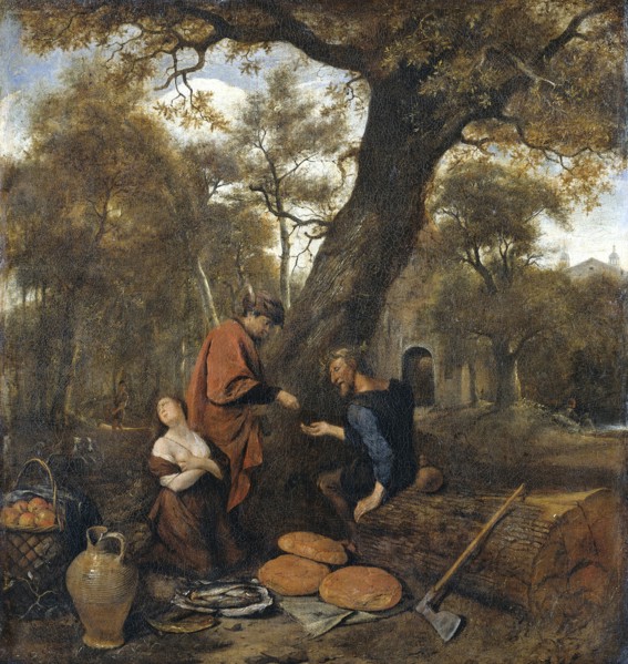 Erysichthon Sells His Daughter Mestra, 1660. Artist: Steen, Jan Havicksz (1626-1679)