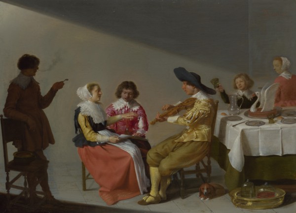 A Musical Party, 1631. Artist: Velsen, Jacob, van (1597-1656)