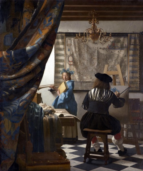 The Art of Painting (The Allegory of Painting), 1673. Artist: Vermeer, Jan (Johannes) (1632-1675)