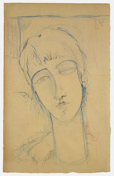 Anna Akhmatova (Ritratto di Donna Rossa), 1915. Artist: Modigliani, Amedeo (1884-1920)