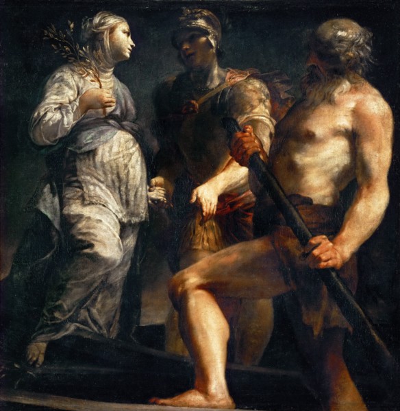 Aeneas, Sibyl and Charon, ca. 1695. Artist: Crespi, Giuseppe Maria (1665-1747)