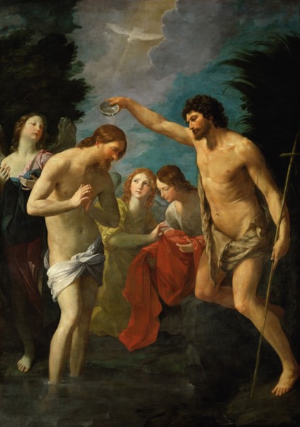 The Baptism of Christ, c.1623. Artist: Reni, Guido (1575-1642)